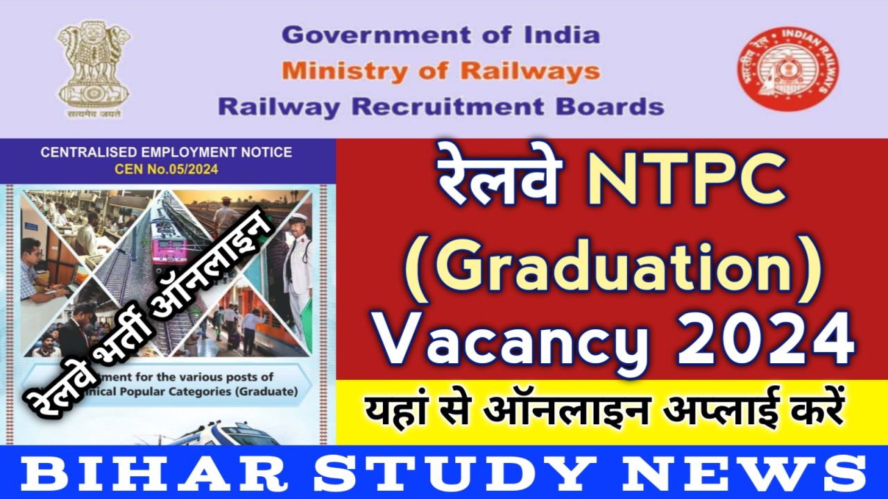 RRB NTPC Graduate Level Recruitment 2024