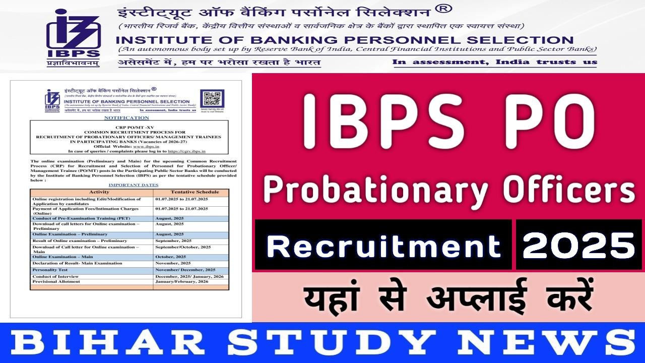 IBPS PO Recruitment 2025