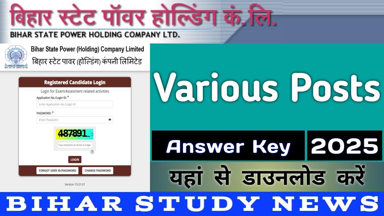 BSPHCL Various Posts Answer Key 2025
