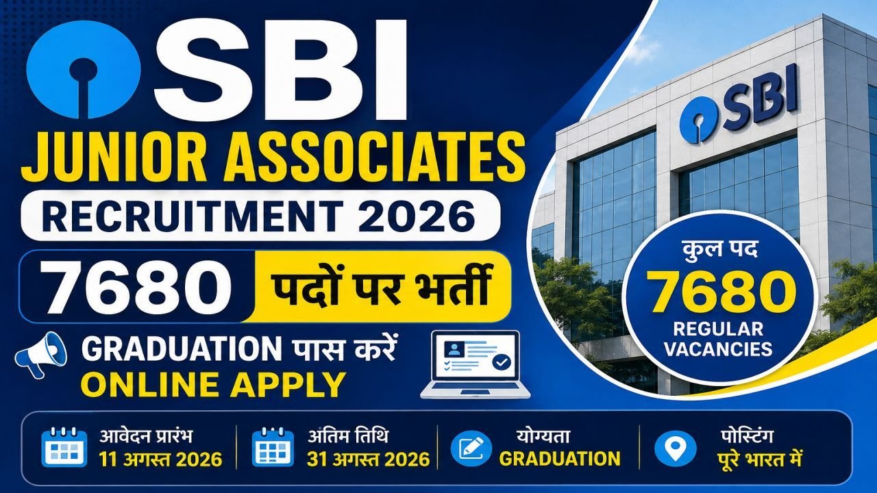 SBI Junior Associates Recruitment 2026