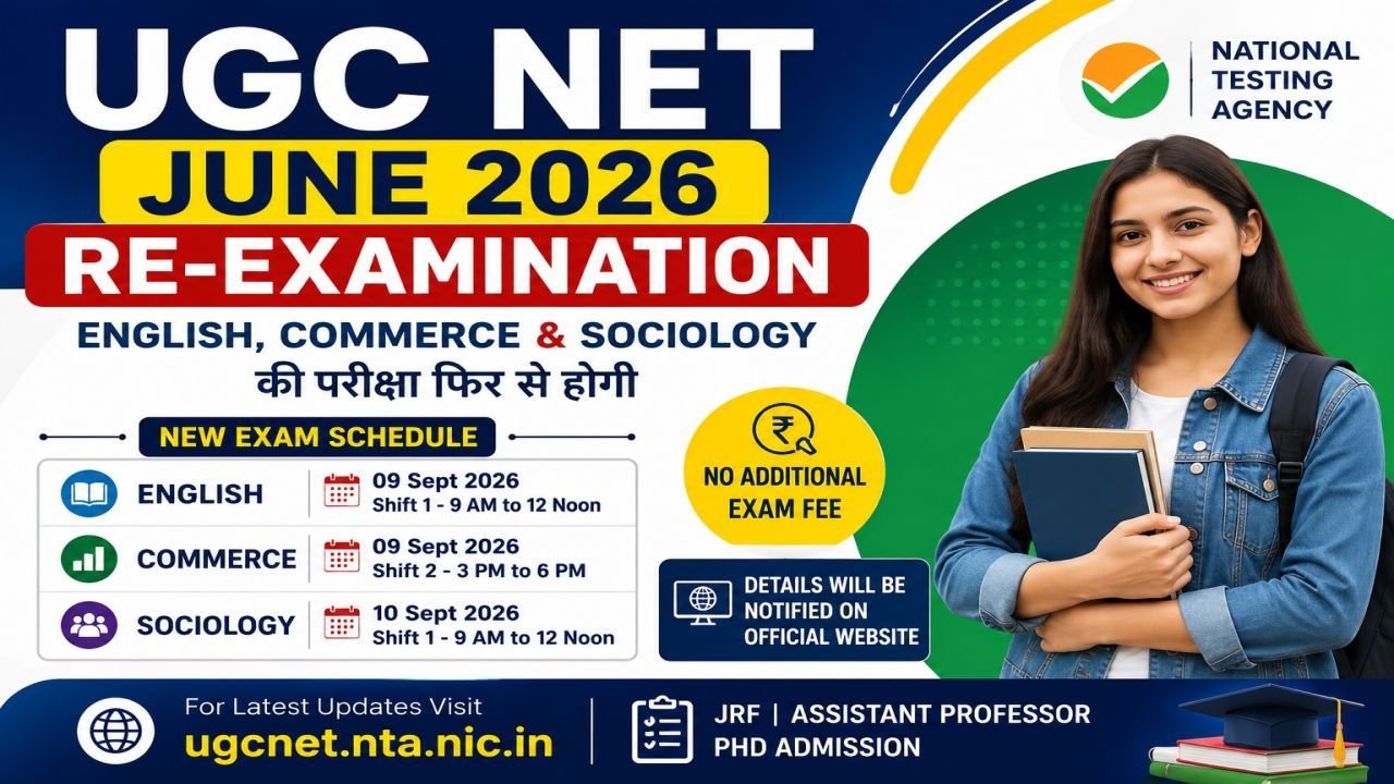 UGC NET June 2026 Re-Examination